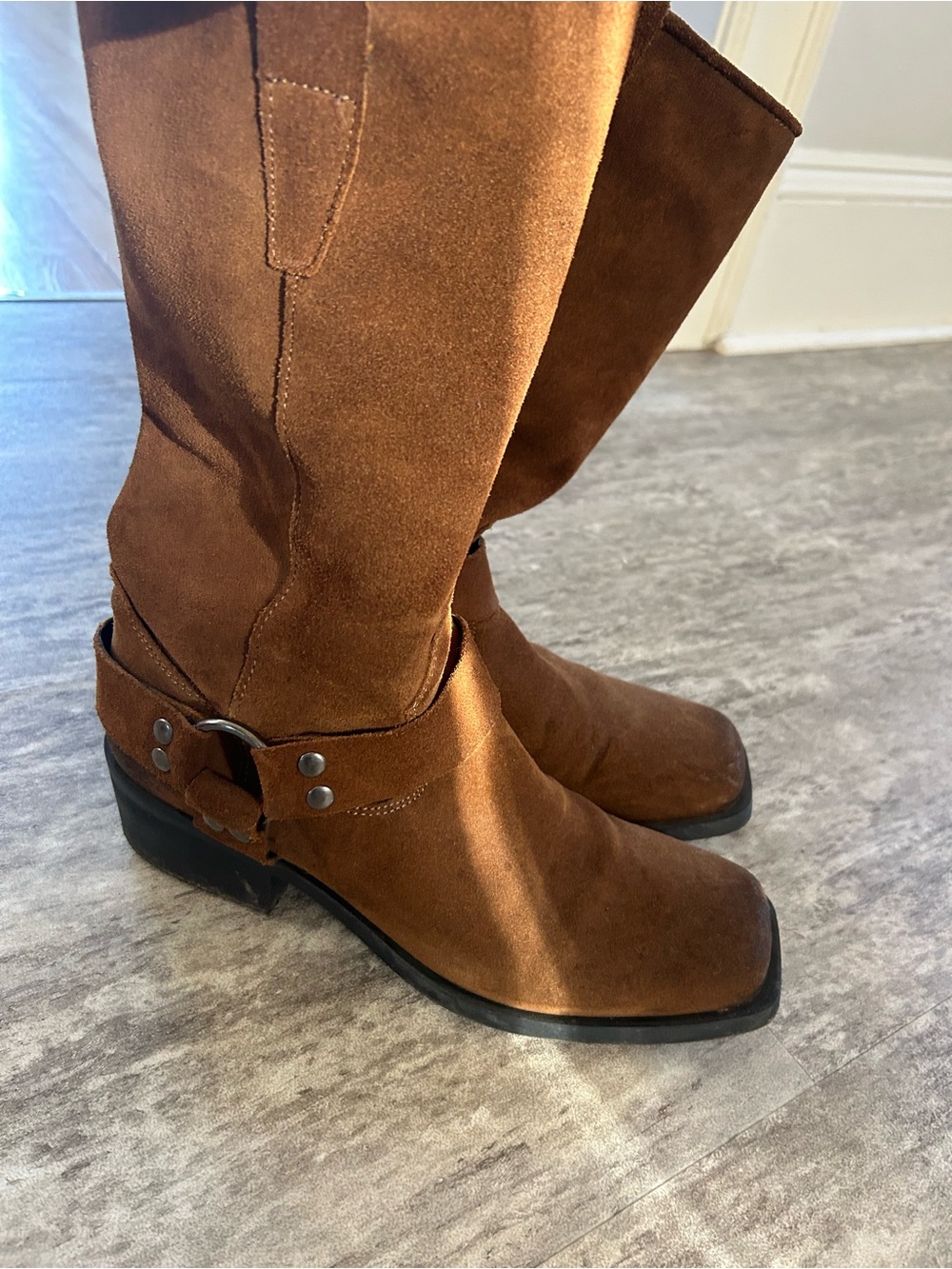 Women’s Brown Suede Ruskin Boots